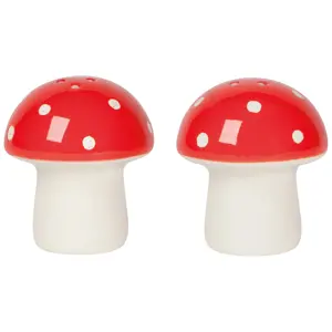 Salt and Pepper Shakers Set of 2 - Toadstool - image 1
