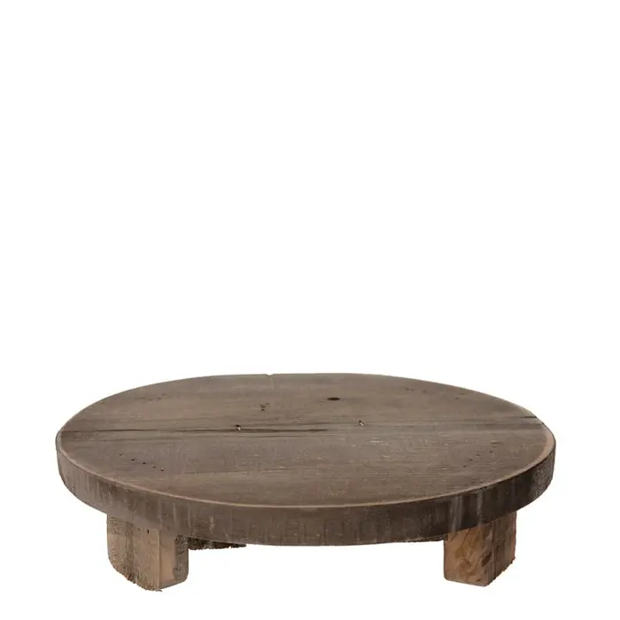 Tray with Feet Historic Wood "Color: Natural","Size: 28x7cm"
