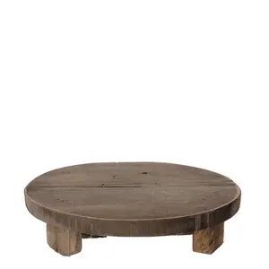 Tray with Feet Historic Wood "Color: Natural","Size: 28x7cm"