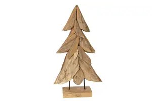 Tree Teak Natural on Stand Size : 48cm