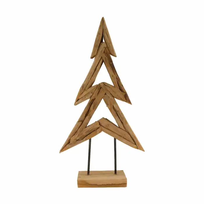 Tree Teak Natural on Stand Size : 58cm