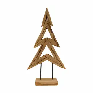 Tree Teak Natural on Stand Size : 58cm