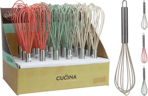 Whisk Silicone 26cm Color : Coral